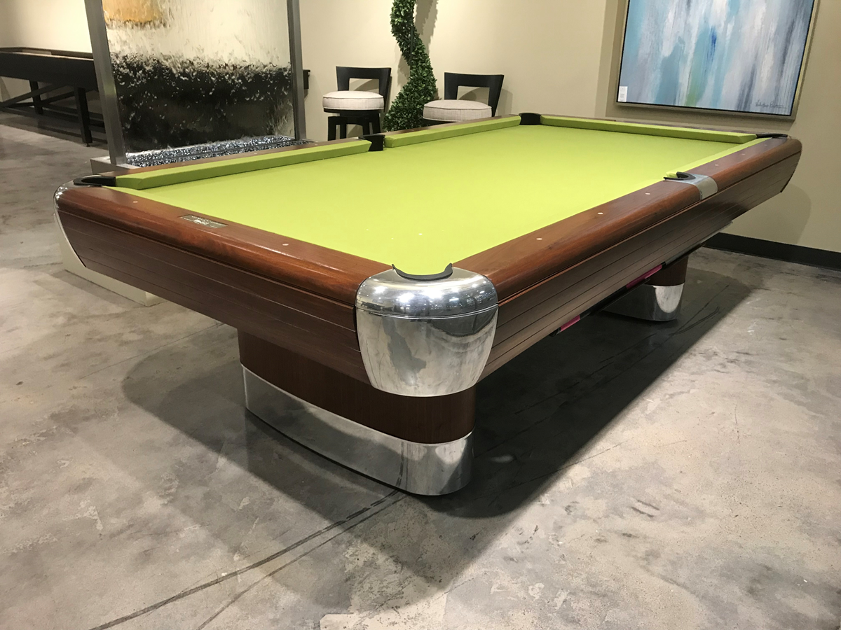 Brunswick Anniversary 8â€™ Oversized Antique Pool Table